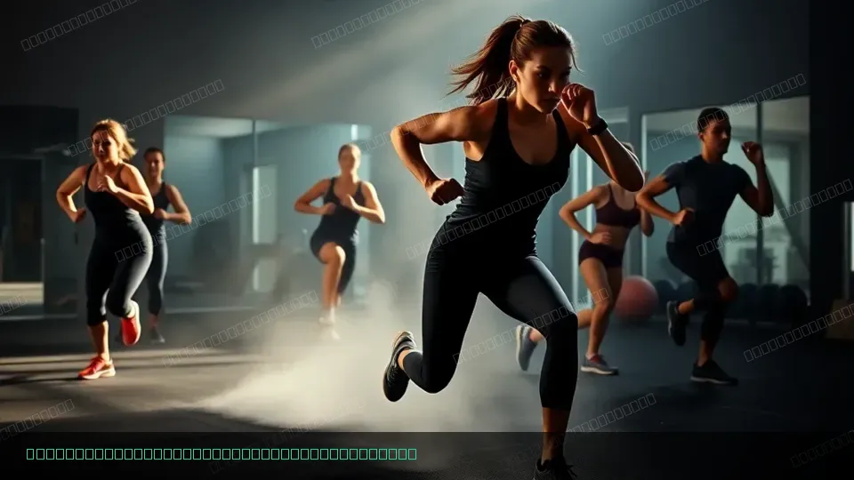 Boutique fitness studio during a class — Hero image for fitness websites
